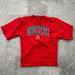 VINTAGE OHIO STATE BUCKEYES CREWNECK SWEATSHIRT MENS LARGE EMBROIDERED J AMERICA